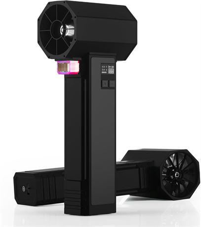 Souffleur turbo sans fil pour voiture s chage rapide pouss e 1,60 4000mAh