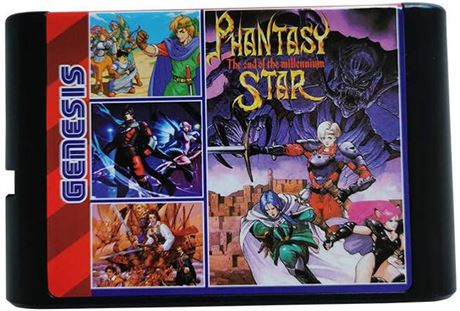 Hycus Super Cartridge 200 in 1 pour Sega Genesis Mega Drive