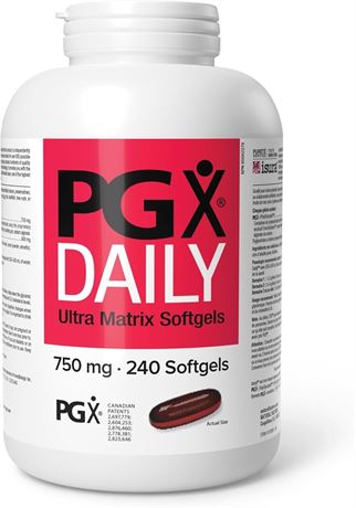Natural Factors PGX Daily 750mg, 240 softgels
