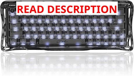 GravaStar Mercury V60 Gaming Mouse, HE Gaming Keyboard, Black