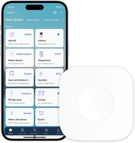 Aqara Wireless Mini Switch, Requires Aqara Hub, Zigbee, 3-Way, HomeKit