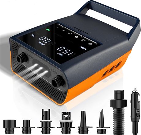 Pompe SUP Mojimdo 20 PSI Haute Pression Rechargeable Auto Arrêt