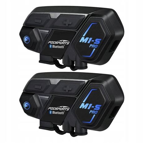 Fodsports M1-S Pro Max Bluetooth Intercom Set for Two Helmets