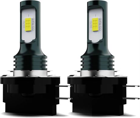 H11B LED Headlight Bulbs, Low Beam, 12V, 6000K White, Plug & Play (Pack of 2)