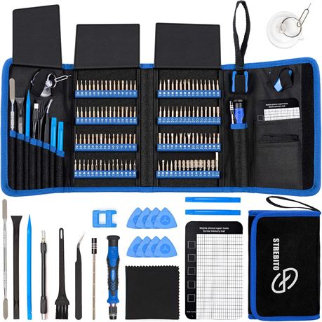 STREBITO 142-Piece Precision Screwdriver Set for Electronics