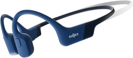 Shokz OpenRun Mini Bone Conduction Headphones, Waterproof, Blue