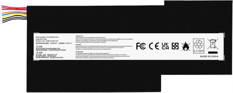 MSI 52.4Wh BTY-M6K Laptop Battery Replacement 11.4V for GS63VR/GS73VR