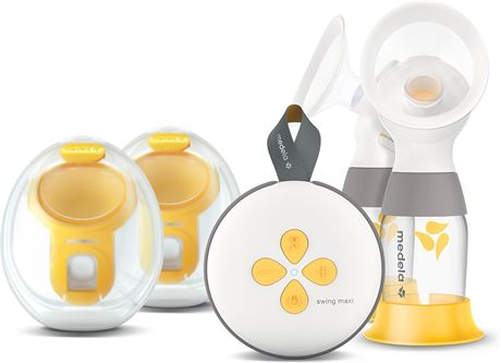 Medela Swing Maxi Pump Deluxe Bundle with Cups