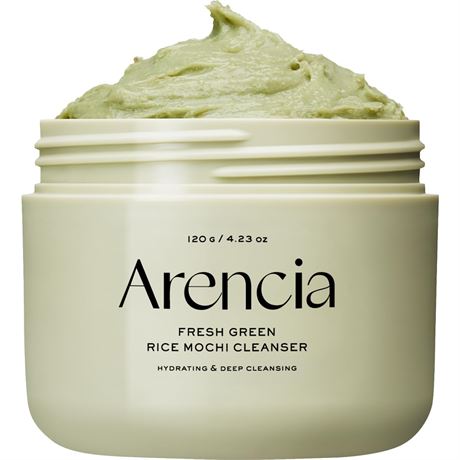 Arencia Rice Mochi Face Cleanser - Gentle Scrub, Deep Cleansing