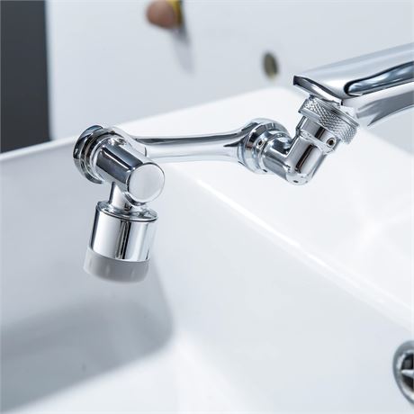 1080° Faucet Extender Aerator w/ 2 Spray Modes