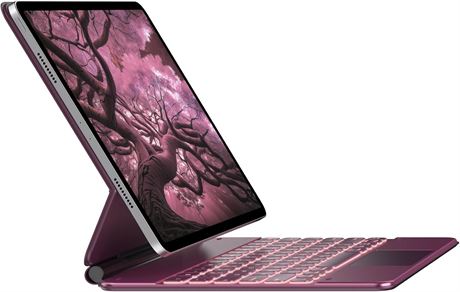 typecase Edge Keyboard Case for iPad Air 13" & iPad Pro 12.9" - Raspberry