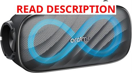 Oraimo Bluetooth Speaker 80W, Portable Wireless Speaker, 28H RGB BT5.4 Grey