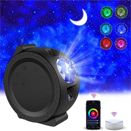 Projecteur Galaxie LED Enceinte Musique Télécommande Chambre