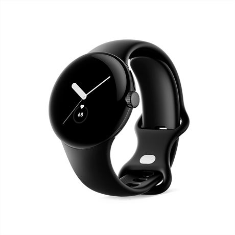 Google Pixel Watch Matte Black 41mm WiFi Bluetooth Obsidian Active Band