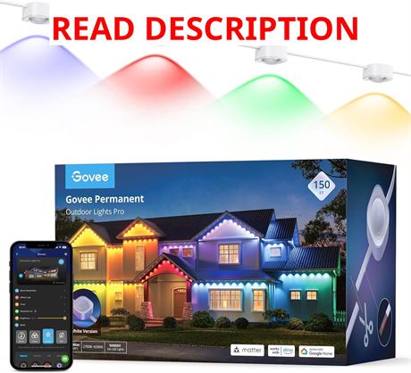Guirlande Govee Permanent Pro 150ft LED RGBIC IP67 Alexa