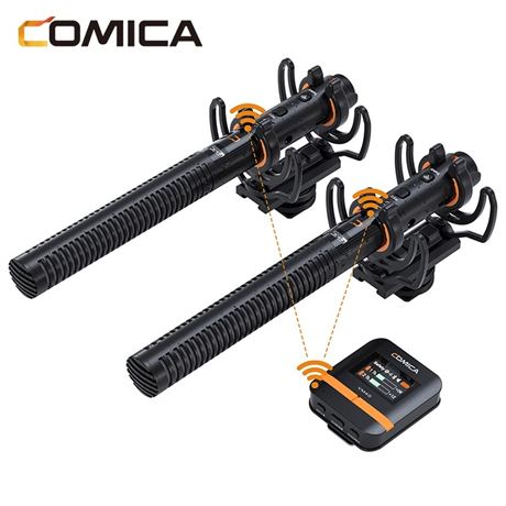 COMICA VM40 2.4G Super Cardioid Wireless Shotgun Microphone
