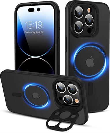 iPhone 15 Pro Max Magnetic Case with Lens Mount