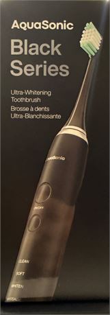 AquaSonic Black Series brosse   dents ultrablanchissante recharge. 2 t tes
