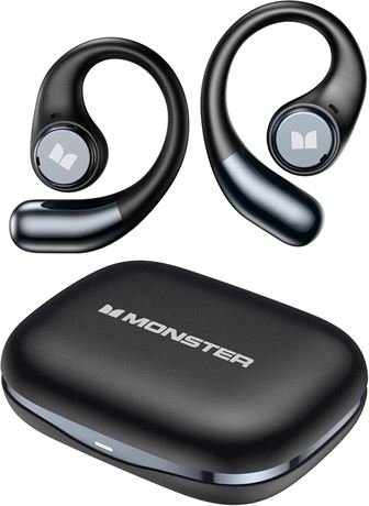 Monster AC336 Earphones, Bluetooth 6.0, ENC Calls, 21H, Type-C, IPX6