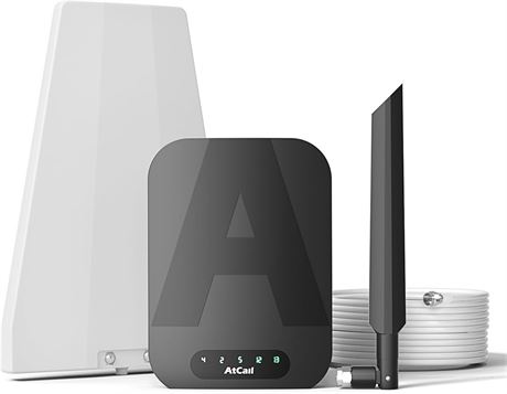 Atcall Booster, Boost 5G 4G LTE, 3,000 Sq. Ft Coverage