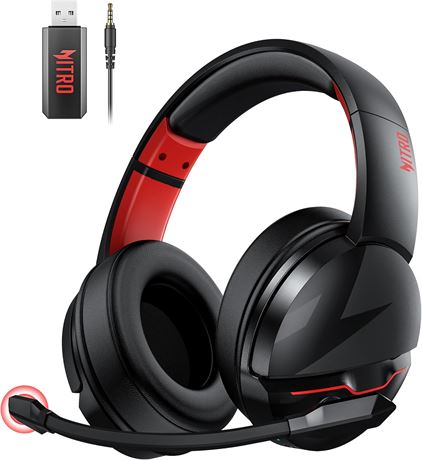 Acer 2.4GHz Flex Wireless Gaming Headset, 100H Battery, 50mm Drivers