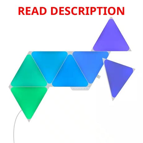 Nanoleaf Shapes Triangles Kit 7 Panneaux Multicolore
