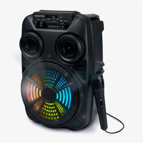 Système Karaoké Portable Singsation SPKA24 avec Microphone Bluetooth