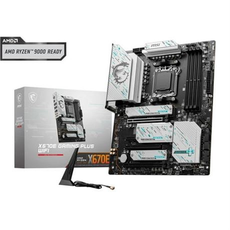 Carte mère MSI X670E Gaming Plus Wi-Fi, AM5, DDR5, 4x M.2, 2.5Gbps, Wi-Fi 6E