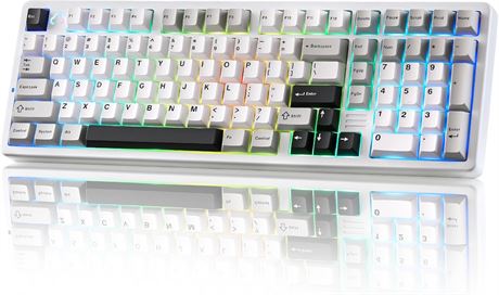 YUNZII AL98 Wireless Mechanical Keyboard, QMK/VIA, BT/2.4G/USB-C, RGB