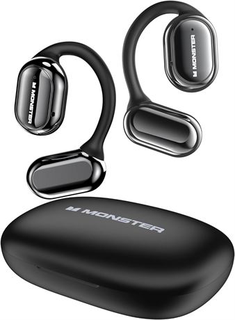 Monster Open Free AC100 Bluetooth 5.3 Ear Hook Headphones 30H Playtime Sport