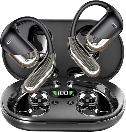 AI Translator Earbuds Translation in 144 Languages Open-Ear Headphones
