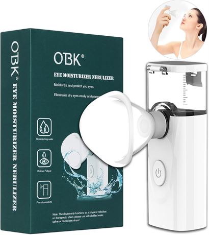OTBK Nano Eye Mist Therapy, Facial Humidifier for Dry Eyes, Portable Steamer