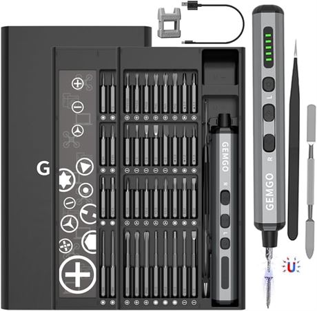 Mini Precision Electric Screwdriver: 68 in 1 Set