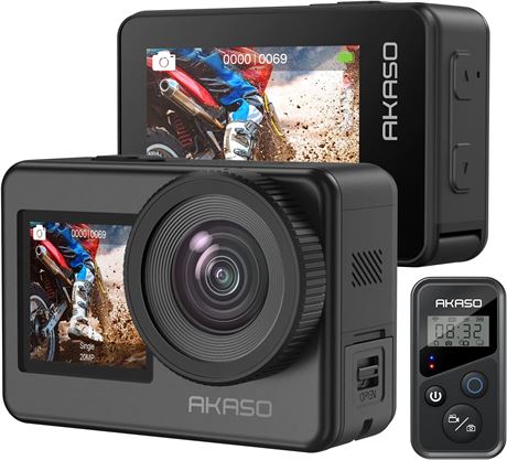 Caméra Sport AKASO Brave 7 4K 20MP WiFi Étanche 33ft