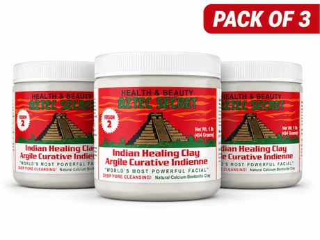 Aztec Secret Indian Healing Clay 16 oz   Pore Facial & Body Mask   Bentonite