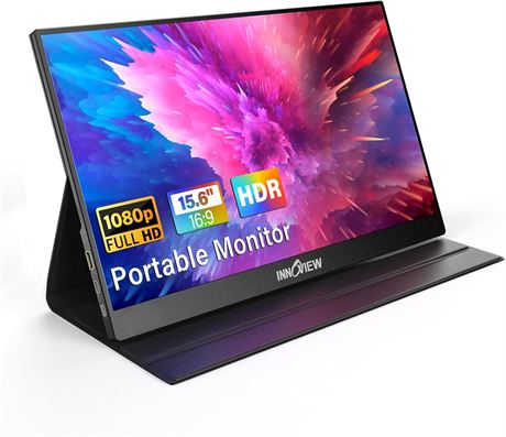 InnoView 15.8" FHD USB-C HDMI Portable Monitor for Laptop MacBook Phone PS5 Xbox