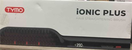Brosse lissante TYMO Ionic Plus, 16 réglages température, noire