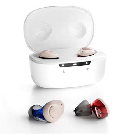 Ceretone Rechargeable Hearing Aids for Seniors, Noise Reduction, Comfortable