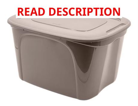 type A Stackable Storage Box with Lid, 63-L