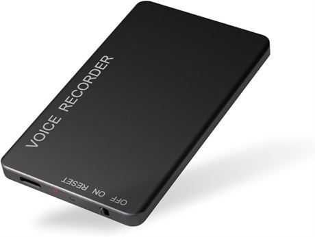 Vivaniir 128GB Voice Recorder, 350h, 2500mAh USB-C Voice Activated