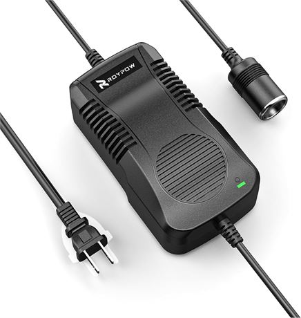 RoyPow 180W AC-DC Converter to 12V Car Lighter Socket Power Supply Adapter