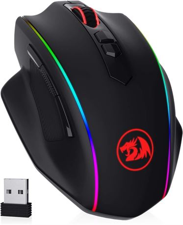 Redragon M686 Wireless Gaming Mouse, 16000 DPI, Macro & RGB Backlight