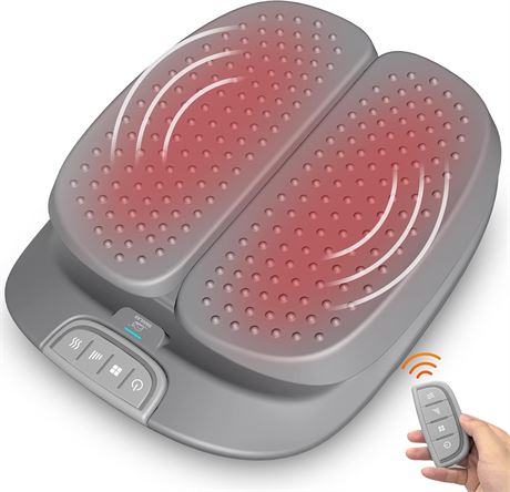 Snailax Vibration Foot Massager with Heat and Remote, Adjustable Speed