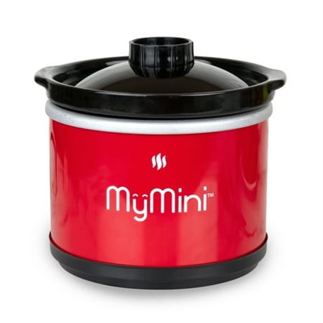 MyMini fondue chocolat rouge pot cuisson lente