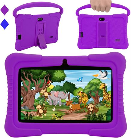 Veidoo Kids 7" Android Tablet, 2GB RAM, 32GB ROM, WiFi, Parental Control