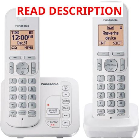 Panasonic KX-TG7122SK DECT 6.0 Digital Answering, Expandable to 6 Handsets