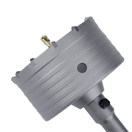 105mm Concrete Hole Saw with 220mm SDS-Plus Shank, Tungsten Carbide Teeth