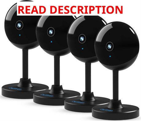 Caméras Sécurité Intérieure Owltron 2K Lot 4 Alexa