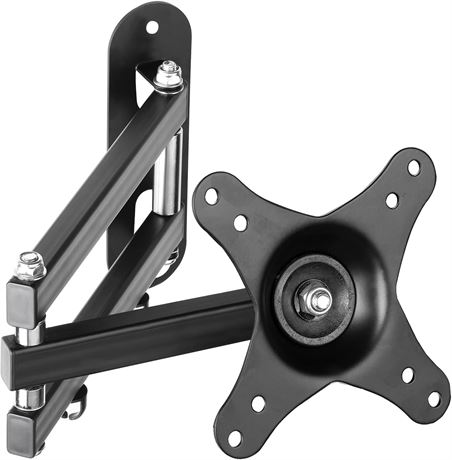 Suptek TV Wall Mount 15-32', Full-Motion, 360  Swivel, VESA 75,100, Black