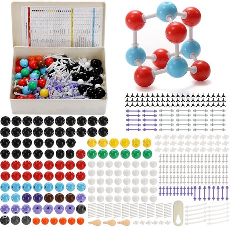 SOUJOY 444 Pcs Chemistry Molecular Model Set - Atoms, Bonds, 3D Learning Tool